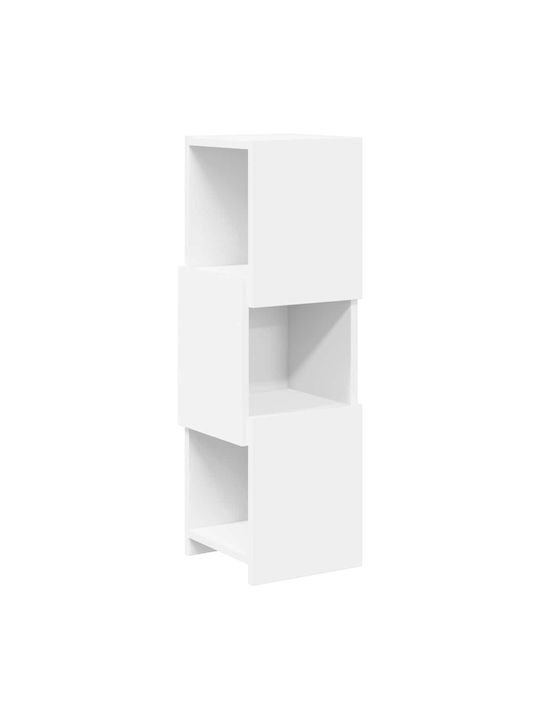 Office Storage Chipboard Cabinet White L25.5xW25xH80cm