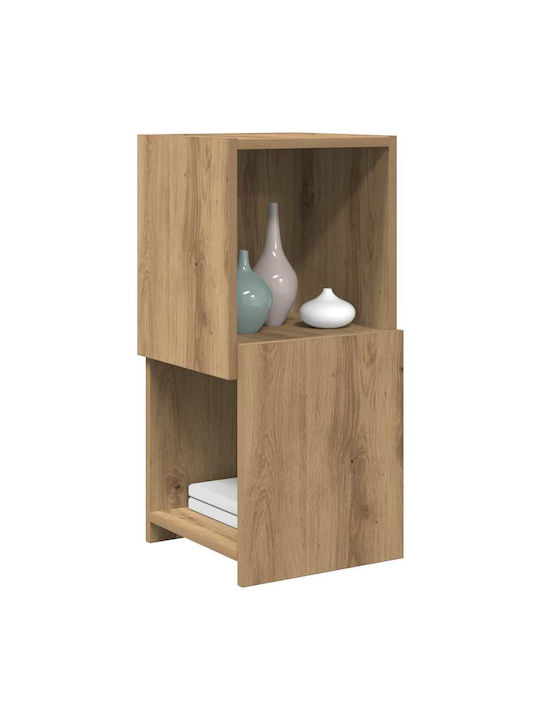 Office Storage Chipboard Cabinet White L30.5xW30xH65cm