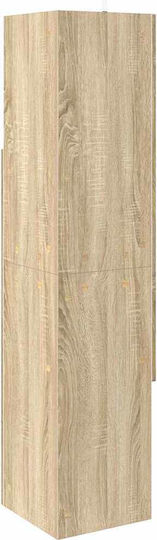 vidaXL Office Storage Cabinet Wooden White 32x32x140cm