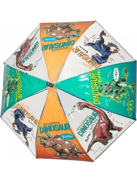 Rain Windproof Umbrella with Walking Stick Multicolour