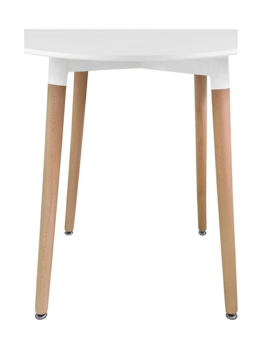 Masă Bucătărie Lemnoasă White 80x74buc