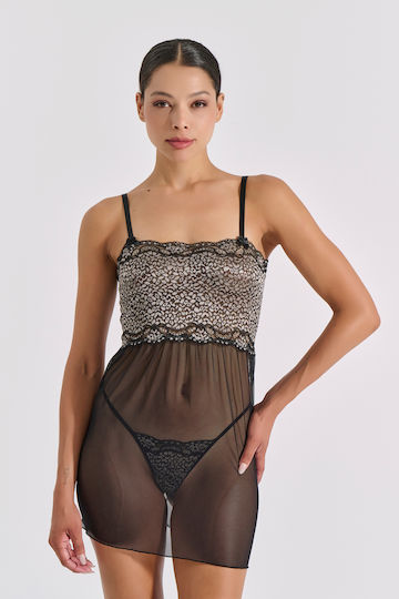 Milena by Paris Black Set3464-5365-Μαύρο