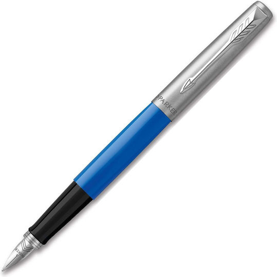 Parker Jotter Original Pen Set Ballpoint Medium with Fountain Pen Medium Light Blue CT in a case