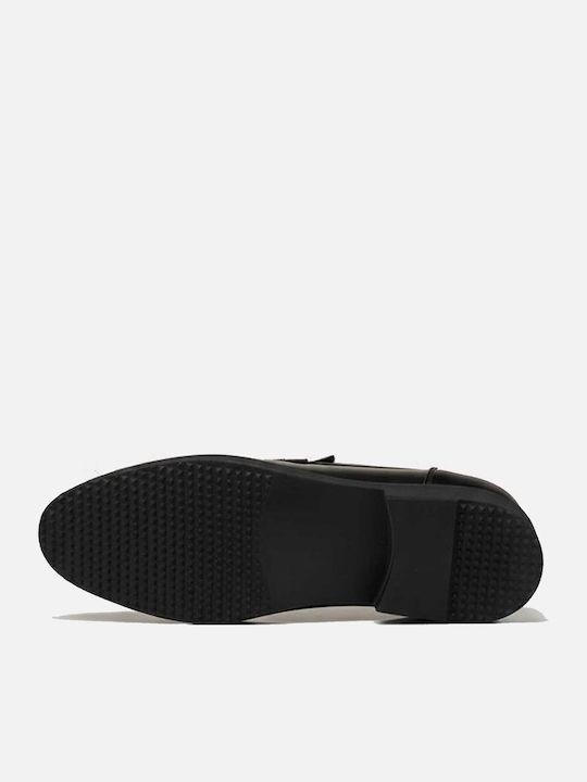 Men's Leather Loafers Black