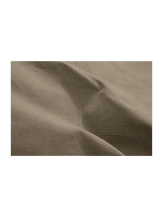 Пуф Болстър Junior Canvas Recycled Taupe Сив 100x130см