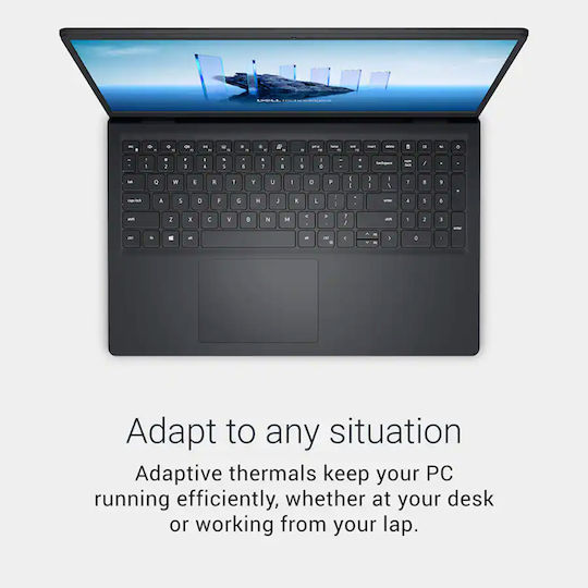 Dell DC15250 15.6" FHD Touchscreen (i5-1334U/8GB/512GB SSD/W11 S) Carbon Black (US Keyboard)
