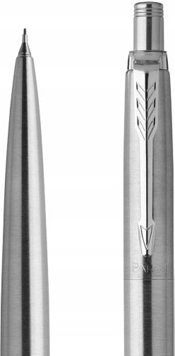 Parker Jotter Core Duo Pen Set Ballpoint Medium with Mechanical Pencil made of Steel Silver in a case