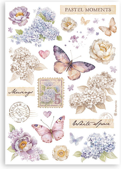 Washi Stickers Pad A5 8 Sheets Quiet Days Stamperia
