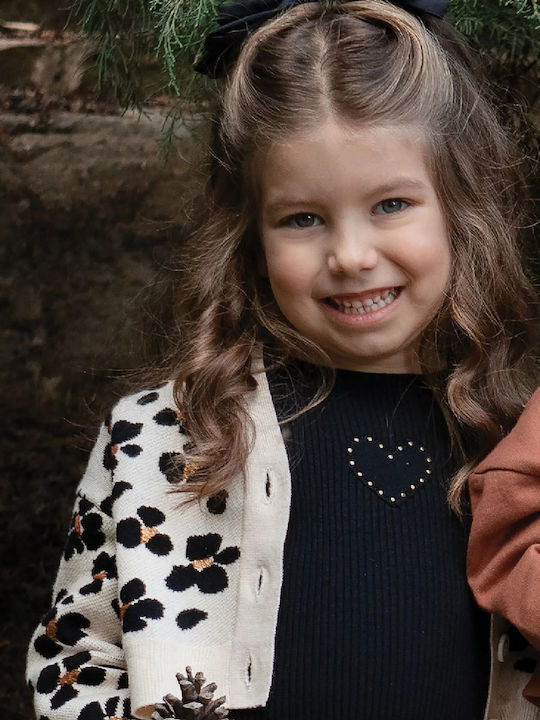 Kids Cardigan Knitted Off White
