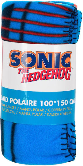 Sonic Blanket Fleece Blue 150x100cm