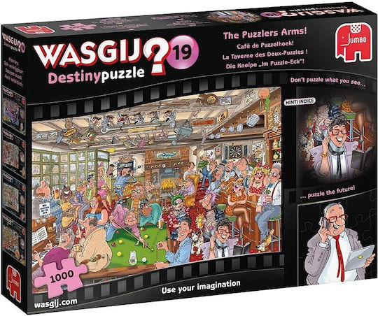 Пъзел Jumbo Wasgij Destiny 19 Kneipe Im 1000 Части
