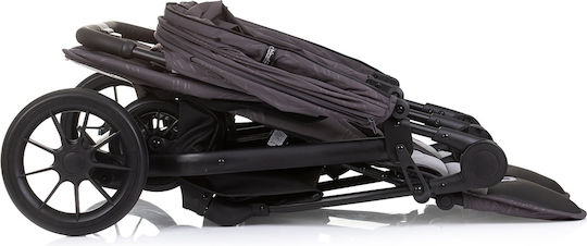 Chipolino Top Stars Double Stroller Suitable for Newborn Anthracite 13.35kg