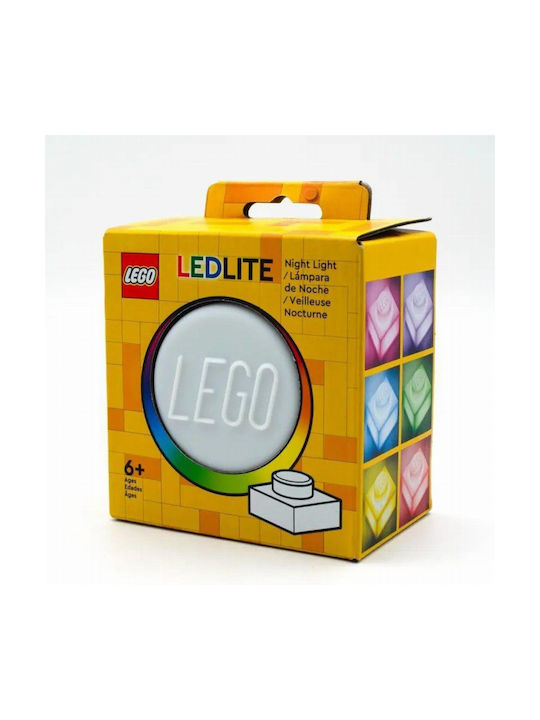 LEGO Kids Decorative Lamp Brick White 9.5x9.5x6εκ.