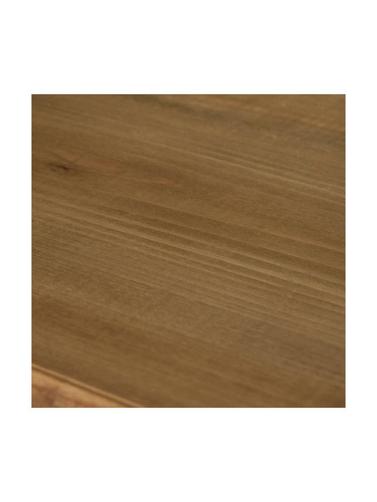Atmosphera Σετ Διακοσμητικα Βάζα Ξύλινο Λευκά 35x35xΥ46.5cm 3τμχ