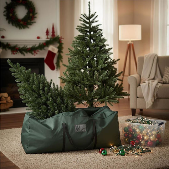 Artificial Christmas Tree Storage Bag 125x50x40 Cm Polyester Green