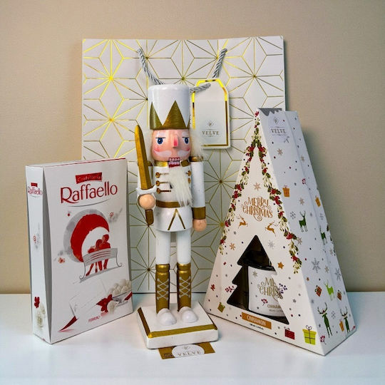 Pachet Deliciu De Crăciun Odorizant De Cameră Decorațiune Spargător De Nuci Praline Raffaello În Sac Cadou