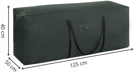 Artificial Christmas Tree Storage Bag 125x50x40 Cm Polyester Green