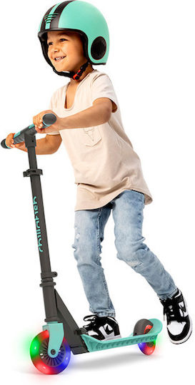 Chillafish Kids Scooter Foldable Flexxi Glow 2-Wheel for 5+ Years Mint