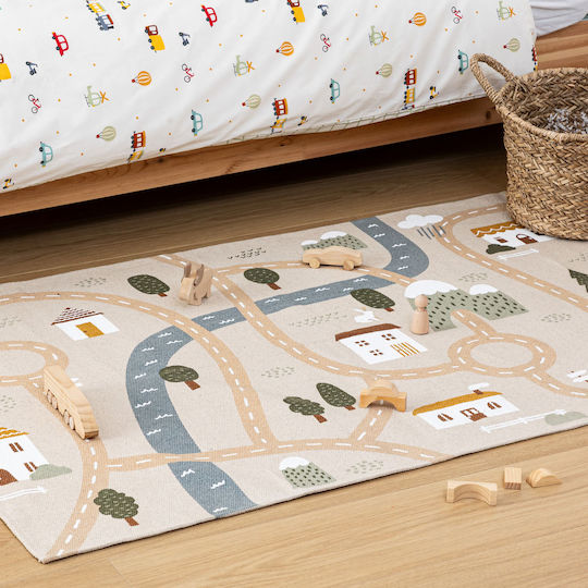 Kids Rug Drumul Bej 100x150cm