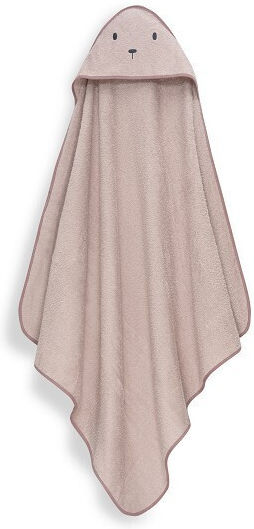Interbaby Bear Bathrobe & Muslin Comforter Set Dark Pink