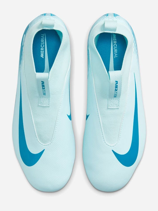 Papuci de fotbal pentru copii Zoom Mercurial Superfly 10 Academy Fg Mg cu crampoane Albastru