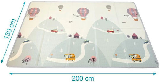 Kiokids Mountains Play Mat for Newborns