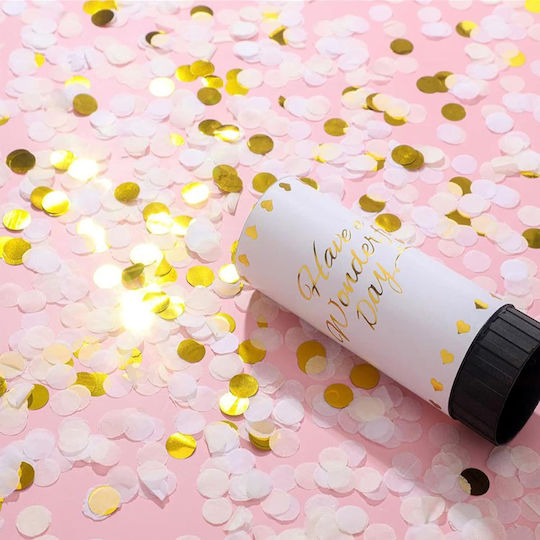 Wedding Confetti Cannon White
