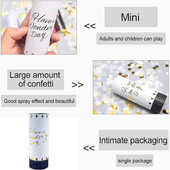 Wedding Confetti Cannon Black
