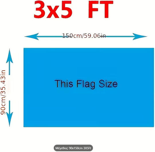 Flagpole Polyester with a stake