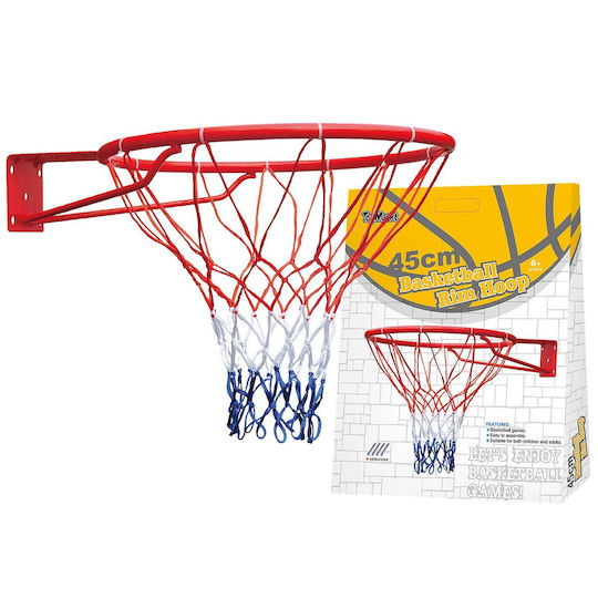 ToyMarkt Indoor & Outdoor Wall Mounted Basketball Hoop with Ball