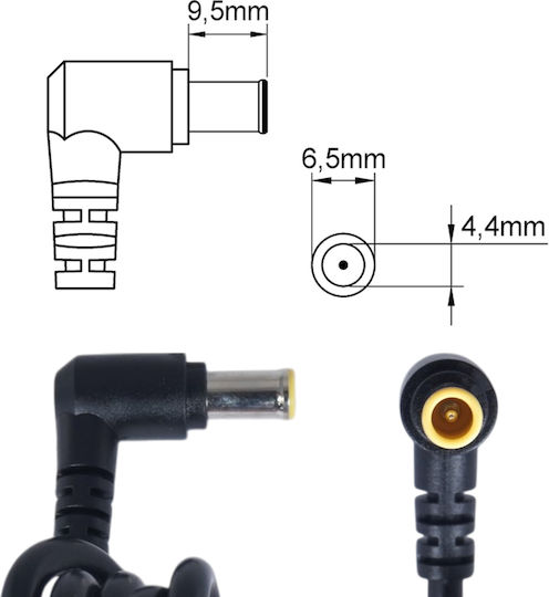 Τροφοδοτικό Οθόνης Ac Adapter Φορτιστής Samsung S24b240 S22a330bw Bn44-00865a A2514-ksm A2514-dpn A2514-ddy 14v 1.79a 25w 6.5mm*4.4mm Monitor Charger Κωδ.60308