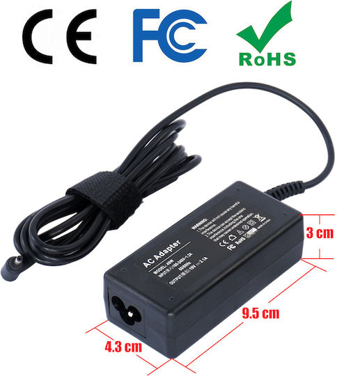 Laptop Power Adapter Charger Samsung Np-3 Np300 Np305 Np300u1a Np305u1a Np300u1z Np305u1z Np305v5a Np350u2a OEM High Quality Code 60001
