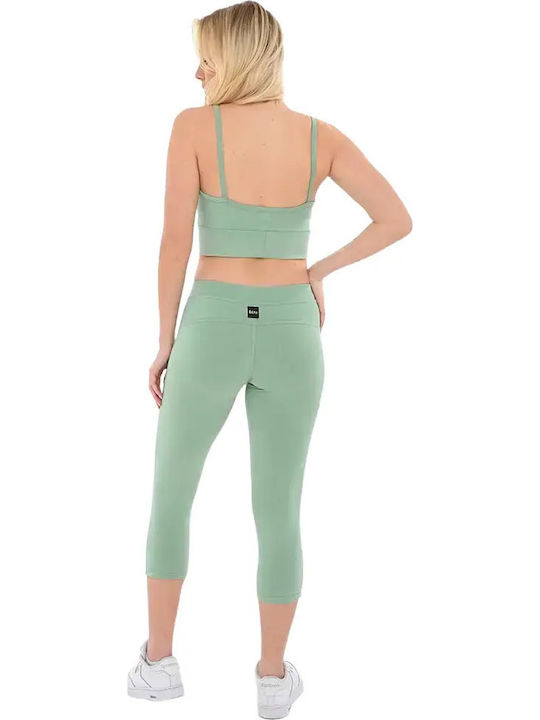 Women's Capri Training Legging Green