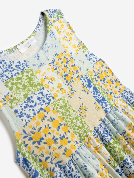 Kinderkleid Ärmellos Mehrfarbig
