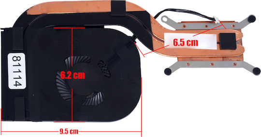 Ανεμιστηράκι Laptop Cpu Cooling Fan Lenovo Thinkpad X1 Carbon 6th Gen 2018 20kh 20kg 20kg0005au 20kg000hau 20kg000sau 20kha00gcd 20kha01cau 01yr203 01yr204 01yr159 5pin Κωδ.81114