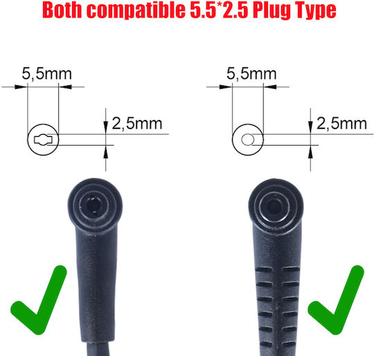 Laptop-Netzteil AC Adapter Ladegerät MSI GF63 Thin 11UC-215XPL Laptop Notebook Ladegerät OEM Hohe Qualität Code 60137