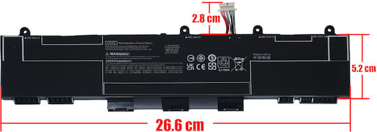 X360 830 G7 X360 830 Съвместима Батерия за HP EliteBook HP EliteBook x360 830 G7, x360 830 G8, CX03XL с 4400mAh