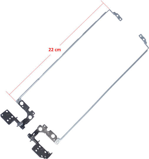 Hinges Bracket Set for Toshiba Satellite C55-c C55d-c L50-c L55-c L55-c5272 S55-c5363 S55-c5248 Fbblq007010 Fbblq011010 Code 1-hng0413