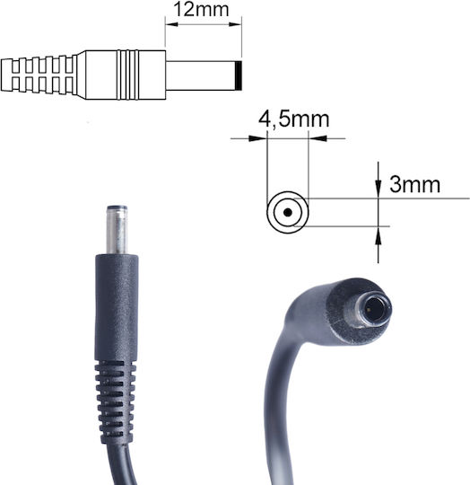 Τροφοδοτικό Laptop Ac Adapter Φορτιστής Dell Inspiron 15 3568 15-5558 15 3567 17 7779 7791 17 5000 P63f002 P75f001 70k3ca04 65w 19.5v 3.34a 4.5mm X 3.0mm Laptop Notebook Charger Oem Υψηλής Ποιότητας Κωδ.60049