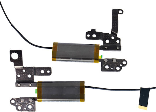 Hinges Bracket Set Laptop Lenovo Yoga 7-14itl5 82bh 82bh0006us 82bh00dmus 5h50s28981 5h50s28982 5h50s29023 Am1rw000910 Am1rw000400 Left & Right No Brackets Silver Code 1-hng0695
