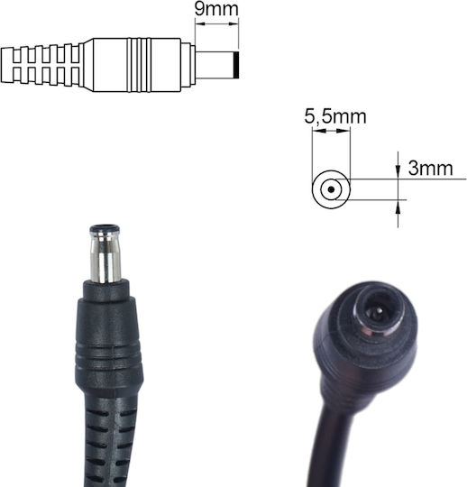 Laptop-Netzteil AC-Adapter Ladegerät für Samsung R710 R720 R780 R408i R410i R411i R503h R505h R508h R403h R405h R453h R23s R510h R610h R455h P200 P210 P400 P410 P460 P50 P510 P55 P560 P60 P200i P208h P510h P459 OEM-Code 60003