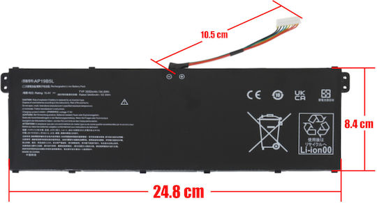 Съвместима Батерия за Acer Aspire Acer Aspire 5 A515-56, A515-44, A514-53, A514-53G, A514-55G, Aspire 3 A314-42P с 5600mAh
