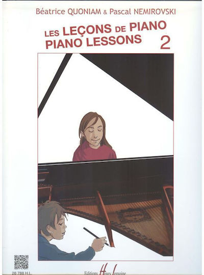 Henry Lemoine Quoniam & Nemirovski - Les Lecons De Piano Vol.2 Metodă de Învățare pentru Pian
