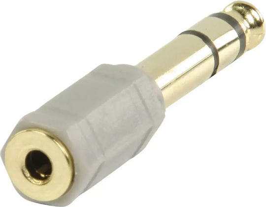 Bandridge BAP664 Μετατροπέας 6.3mm male σε 3.5mm female Μπλε 1τμχ