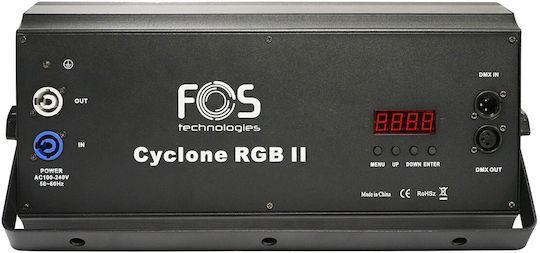 Fos Technologies Strobe Light Beam LED DMX Cyclone RGB II RGB