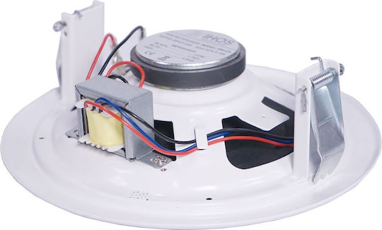 Ihos IPA-CS Εντοιχιζόμενο Ηχείο 6W (Τεμάχιο) Λευκό