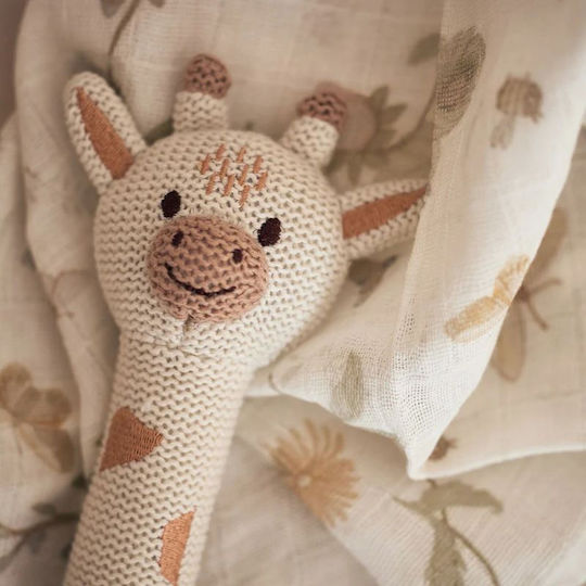 Πλεκτή Κουδουνίστρα Rattle Giraffe