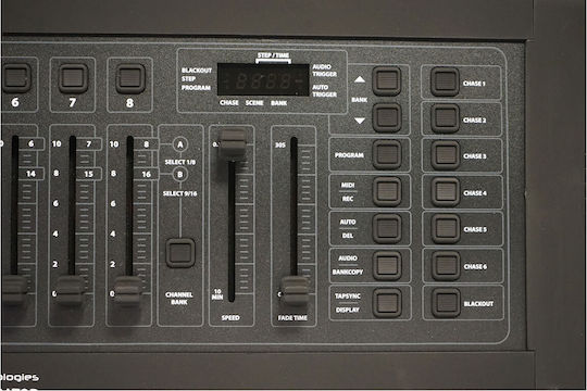 Fos Technologies DMX Operator DMX Controller Κονσόλα Φωτισμού με 192 Κανάλια Ελέγχου / 1 Είσοδο XLR και Σύνδεση USB (για PC)