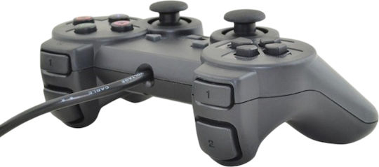 Wired Gamepad for PS2 Black