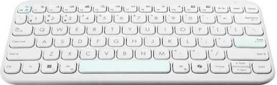 Asus Marshmallow KW100 Wireless Bluetooth Keyboard Only English US White